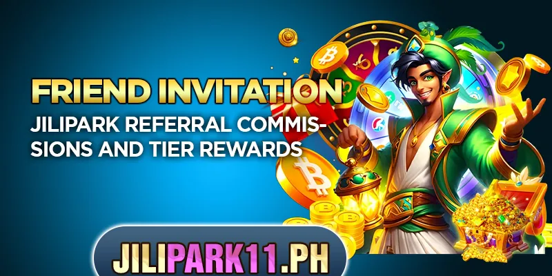 Jilipark referral commissions and tier rewards