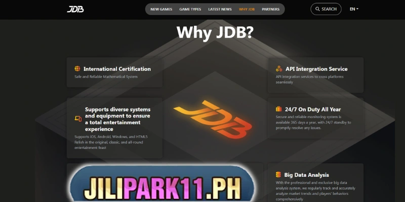 JDB gaming the leading slot provider at JILIPARK 4 Every statistical model strict auditing by third-party testing