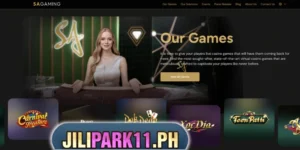 The professional SA Gaming live lobby at JILIPARK