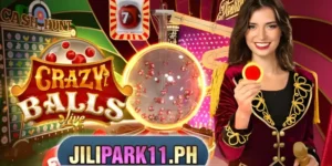 Crazy Ball at Jilipark is a live bingo-style game show