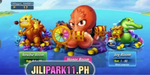 Game rooms with different bet levels in Mega Fishing